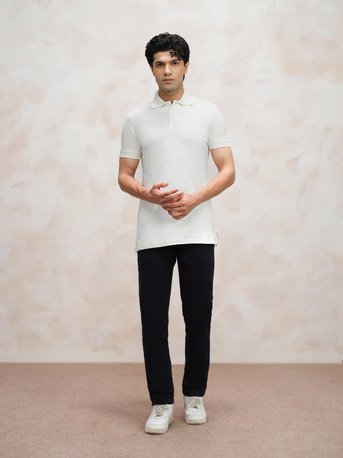 Off White Polo Shirt