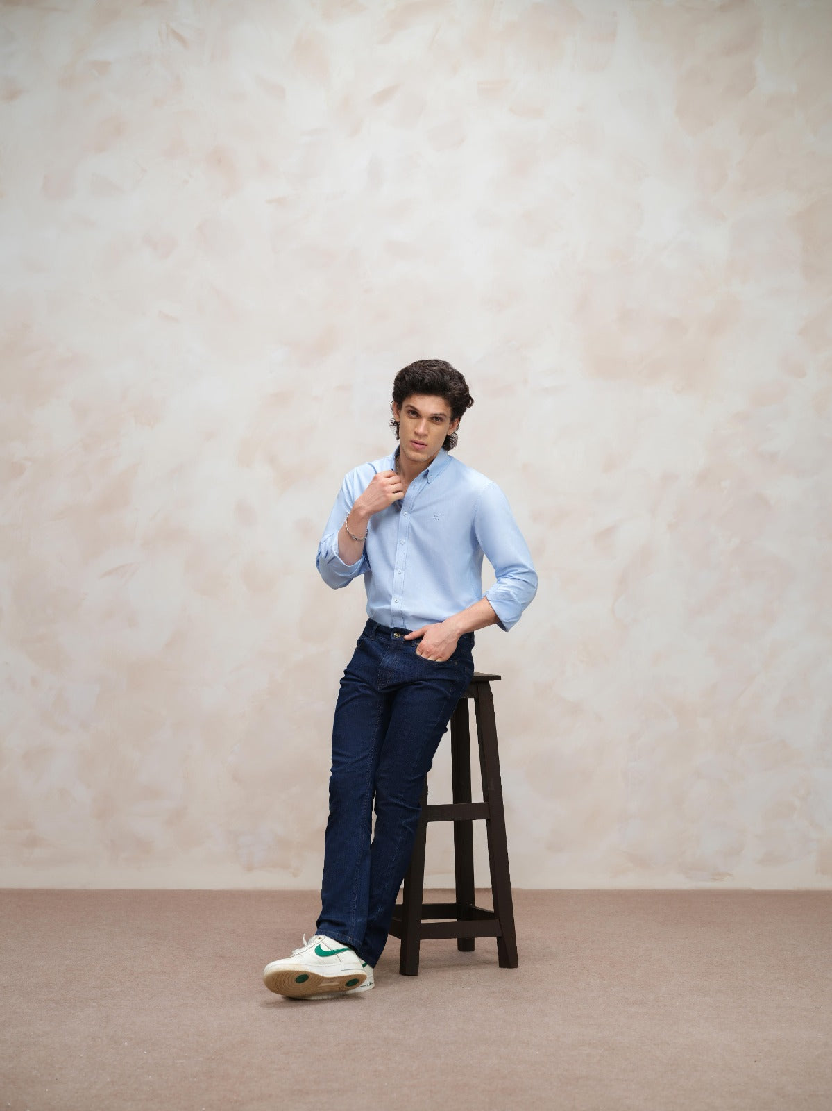 Sky Blue Oxford Button-Down Shirt